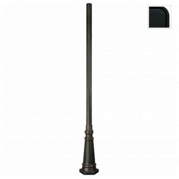 Surface Mount Post 90 H Surface Mount Pole 507-BLK